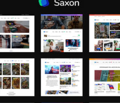Saxon  Viral Content Blog & Magazine WordPress Theme