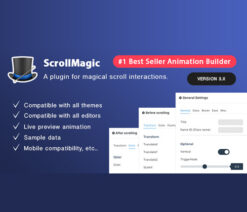 Scroll Magic WordPress  Scrolling Animation Builder Plugin