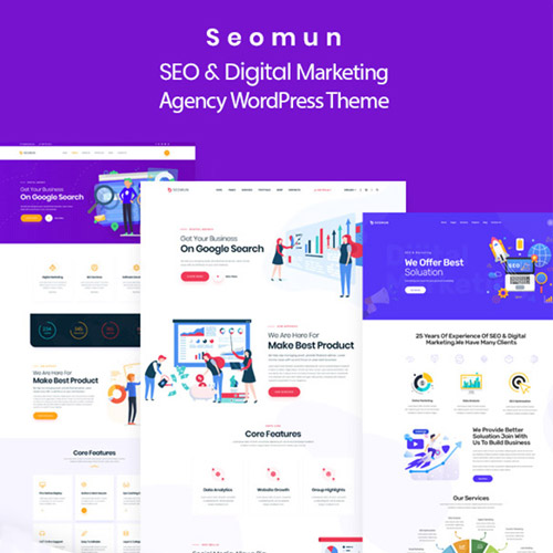 Seomun  Digital Marketing Agency WordPress Theme