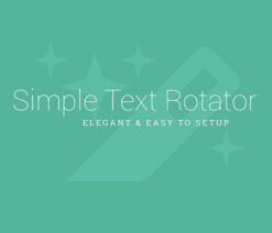 Simple Text Rotator WordPress Plugin