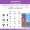 Social Counter Plugin for WordPress  Arqam
