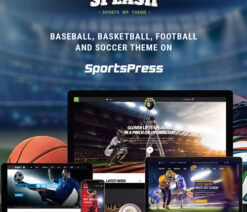 Splash Sport  WordPress Sports Theme for Basketball