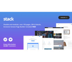 Stack  Multi-Purpose WordPress Theme with Variant Page Builder & Visual Composer