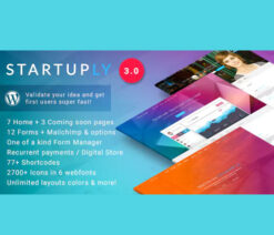 Startuply  Multi-Purpose Startup Theme