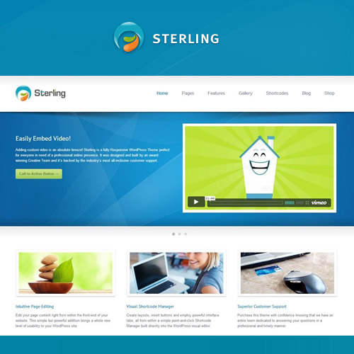 Sterling  Responsive WordPress Theme
