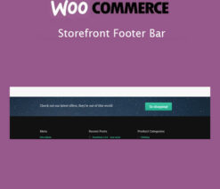 Storefront Footer Bar