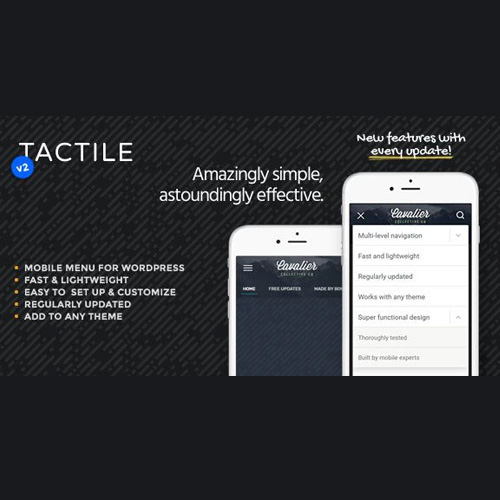 Tactile: WordPress Mobile Menu