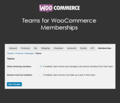 Teams for WooCommerce Memberships