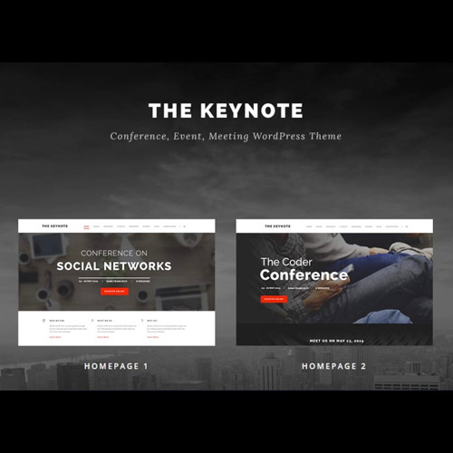 The Keynote  Conference / Event / Meeting WordPress Theme