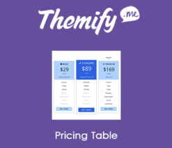 Themify Builder Pricing Table