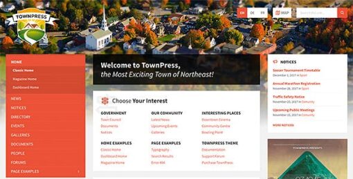 TownPress  - Municipality WordPress Theme