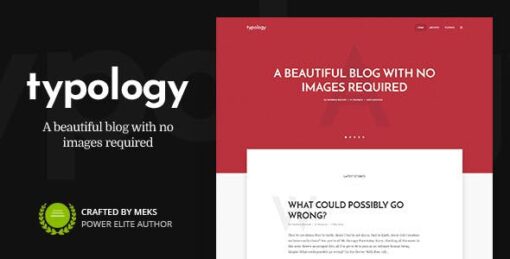 Typology  - Minimalist Blog & Text Based Theme