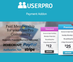 UserPro  Payment Add-on