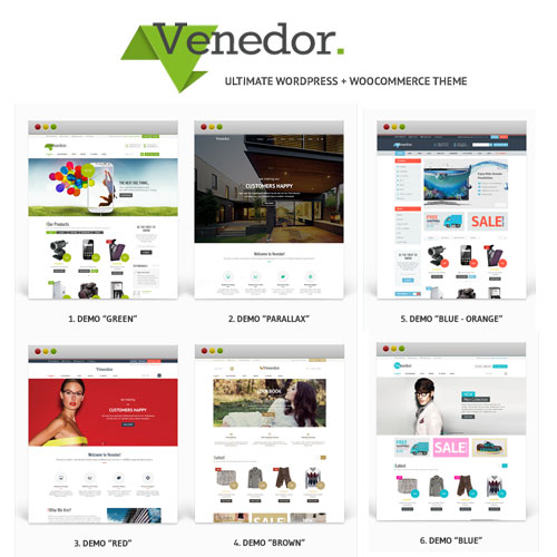 Venedor  WordPress + WooCommerce Theme