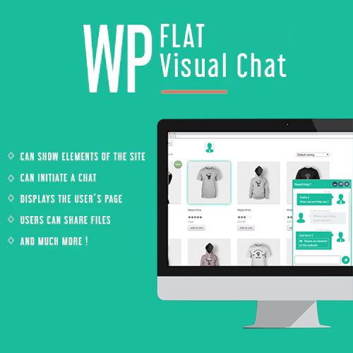 WP Flat Visual Chat  Live Chat & Remote View for WordPress