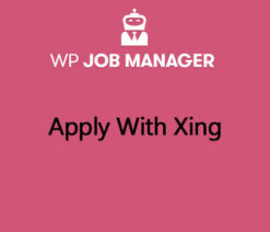 WP Job Manager Apply With Xing Addon