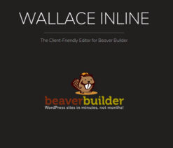 Wallace Inline  Front-end Content Editor for Beaver Builder