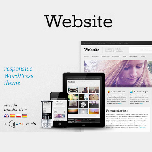 Website  Responsive WordPress Theme