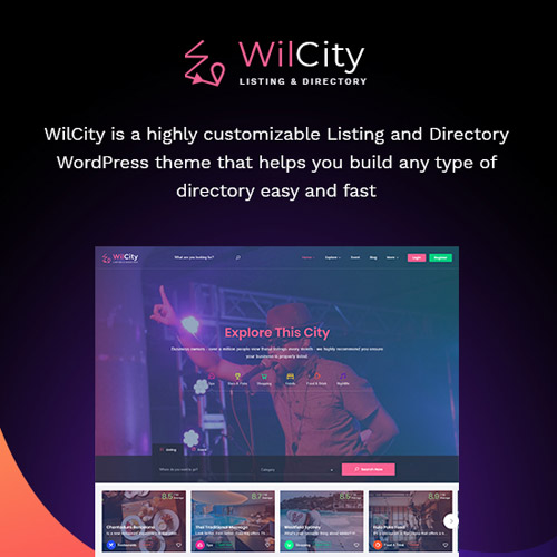 Wilcity  Directory Listing WordPress Theme