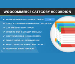 WooCommerce Category Accordion