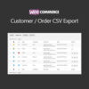 WooCommerce Customer/Order CSV Export
