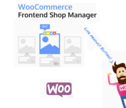 WooCommerce Frontend Shop Manager