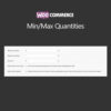 WooCommerce Min/Max Quantities