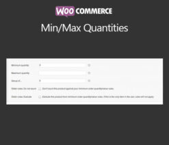 WooCommerce Min/Max Quantities