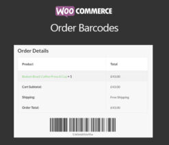 WooCommerce Order Barcodes