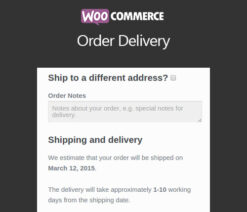 WooCommerce Order Delivery