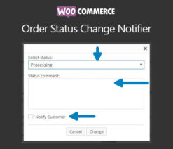 WooCommerce Order Status Change Notifier