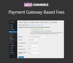 WooCommerce Payment Gateway Based Fees