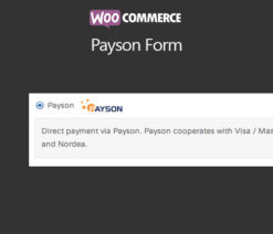 WooCommerce Payson Form