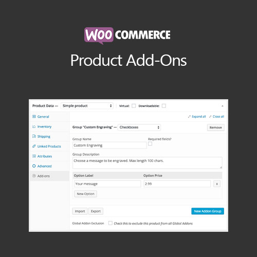 WooCommerce Product Add-Ons