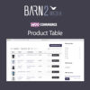 WooCommerce Product Table