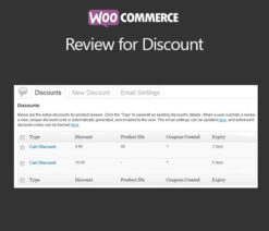 WooCommerce Review for Discount