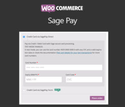 WooCommerce SagePay Form / SagePay Direct