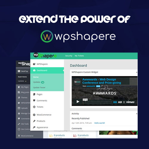 WordPress Admin Theme  WPShapere