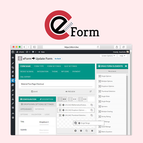 eForm  WordPress Form Builder