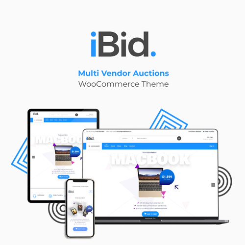 iBid  Multi Vendor Auctions WooCommerce Theme