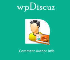 wpDiscuz  Comment Author Info