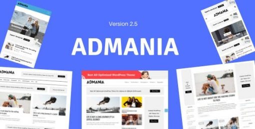 Admania  - Adsense WordPress Theme