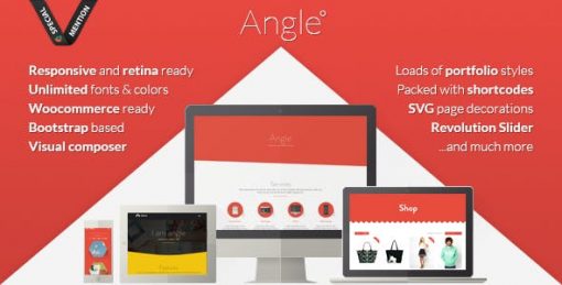 Angle Flat  - Bootstrap MultiPurpose Theme