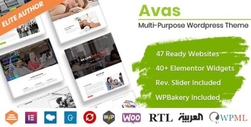 Avas  - Multi-Purpose WordPress Theme