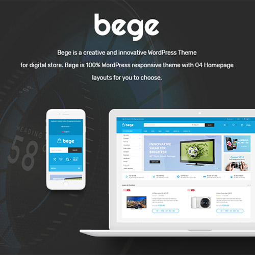 Bege  Responsive WooCommerce WordPress Theme