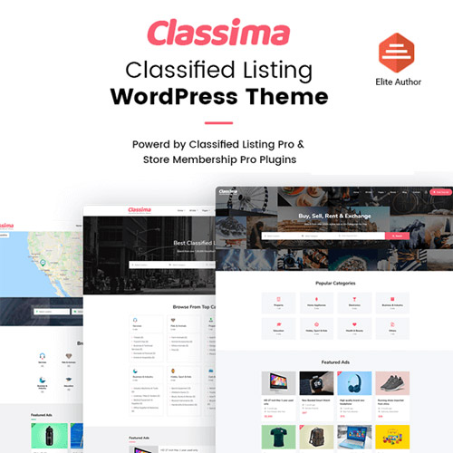 Classima  Classified Ads WordPress Theme