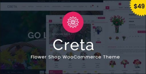 Creta  - Flower Shop WooCommerce Theme