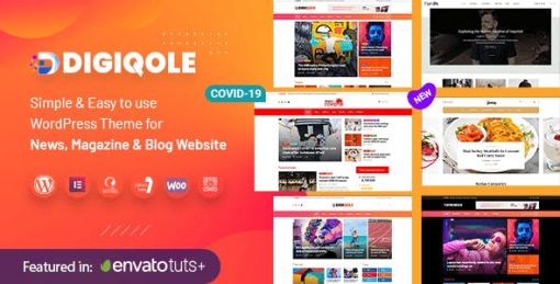 Digiqole  - News Magazine WordPress Theme