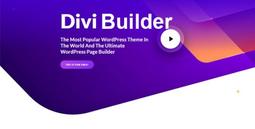 Divi Builder  - Visual Drag & Drop Builder