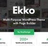 Ekko  - Multi-Purpose Theme & Builder